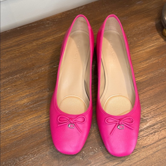 COACH Ava Ballet Pump in Dragonfruit - Picture 2 of 16